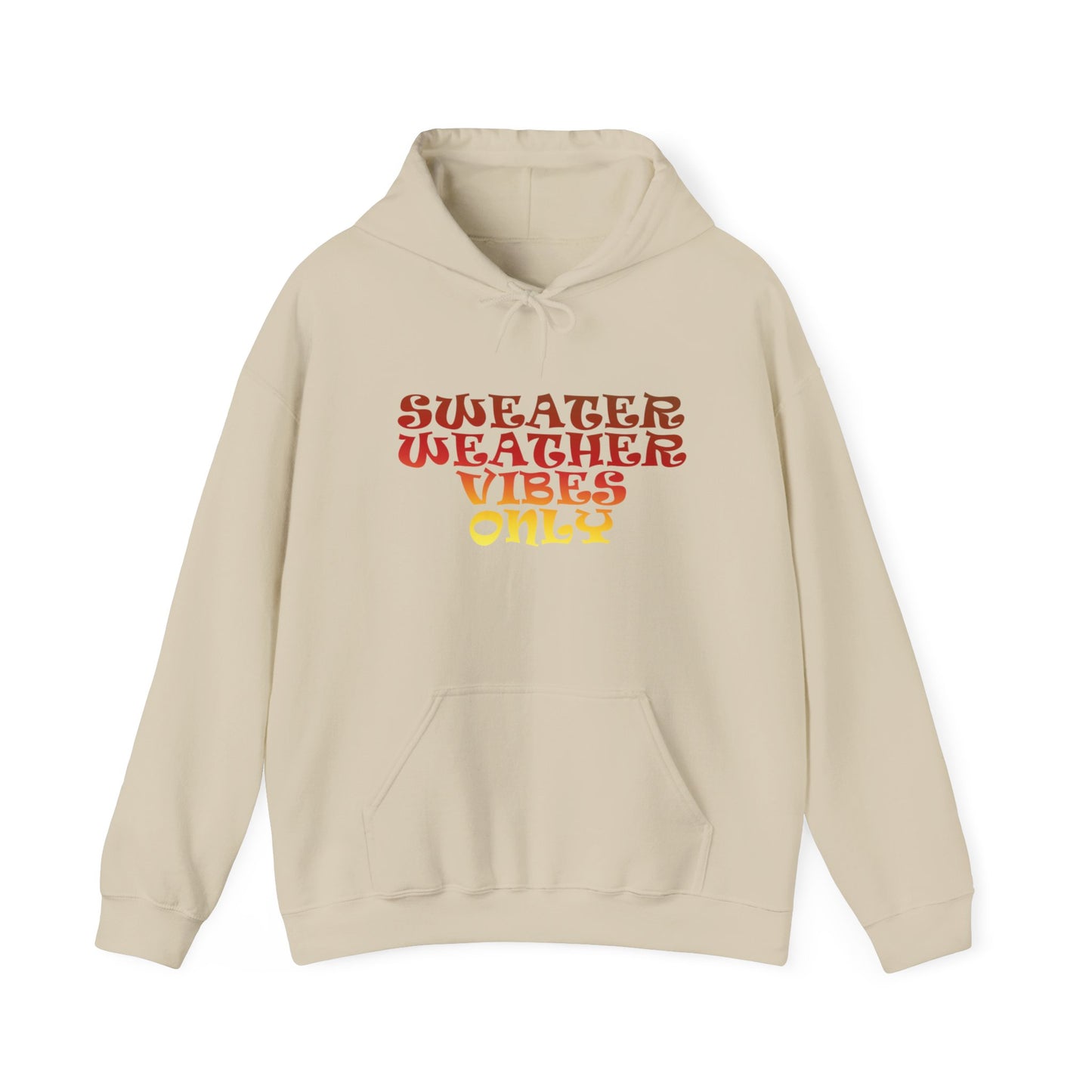 Sweater Weather Vibes Only Hooded Sweatshirt