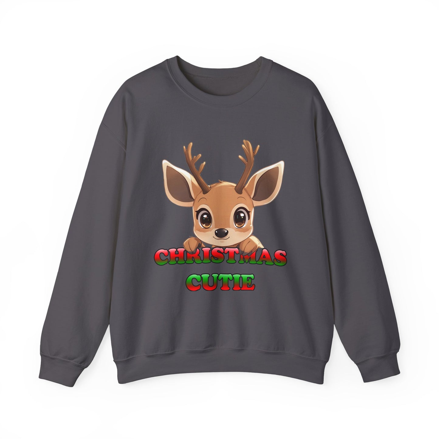 Christmas Cutie Deer Crewneck Sweatshirt