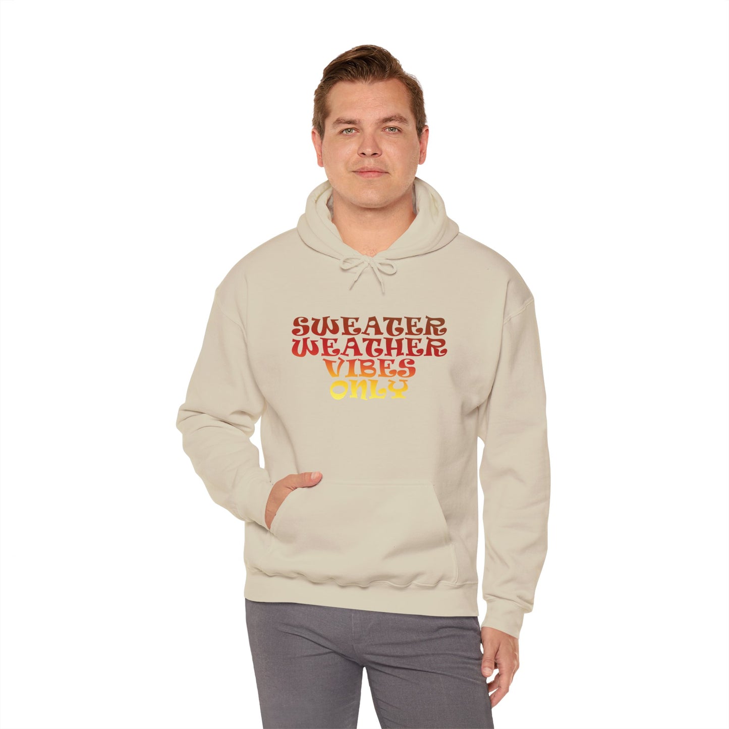 Sweater Weather Vibes Only Hooded Sweatshirt