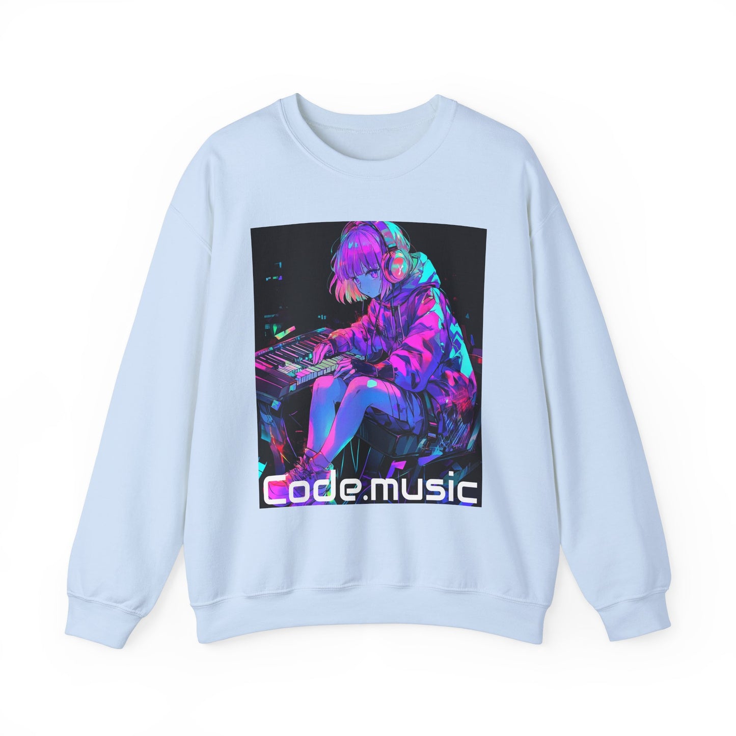 Code Music Tech Anime Style Sweatshirt