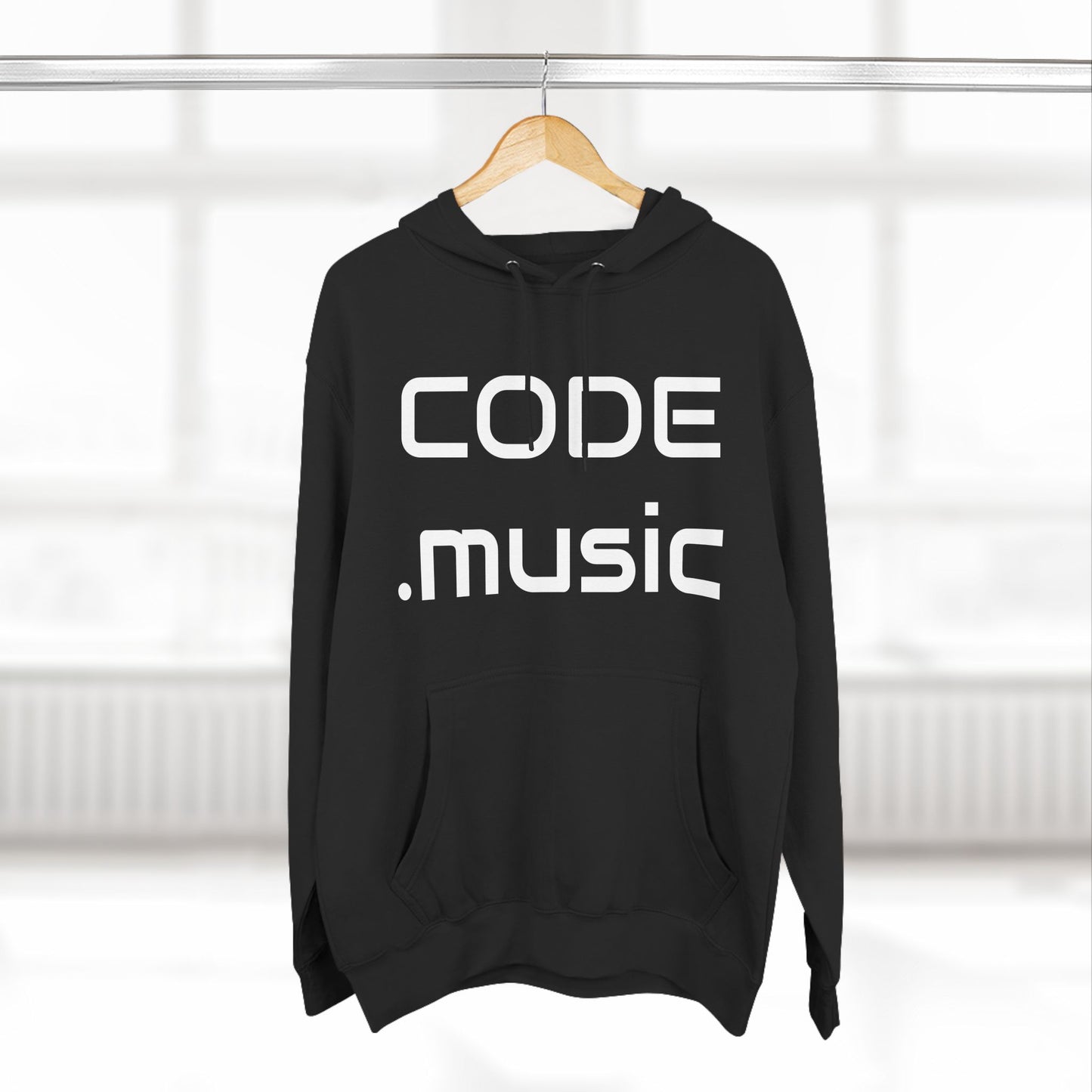 Code Music Game NPC Three-Panel Fleece Hoodie