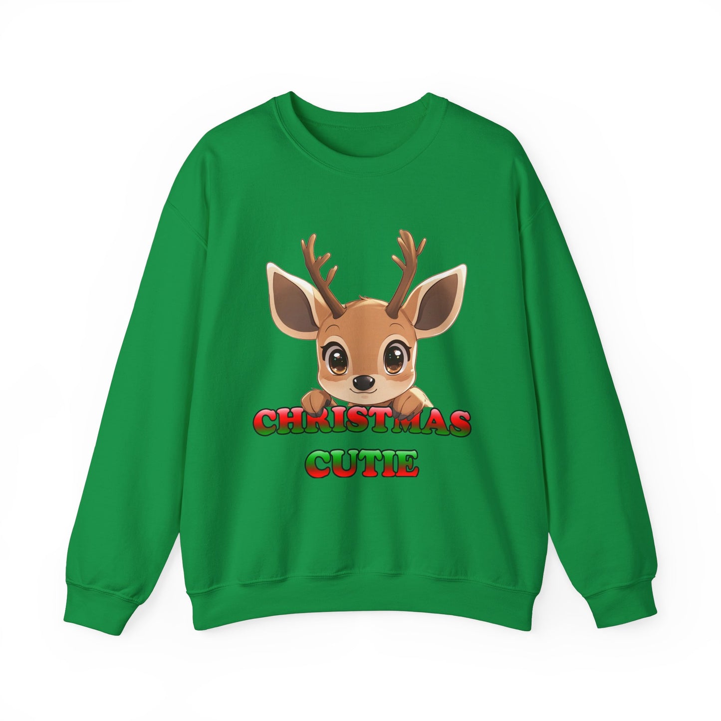 Christmas Cutie Deer Crewneck Sweatshirt