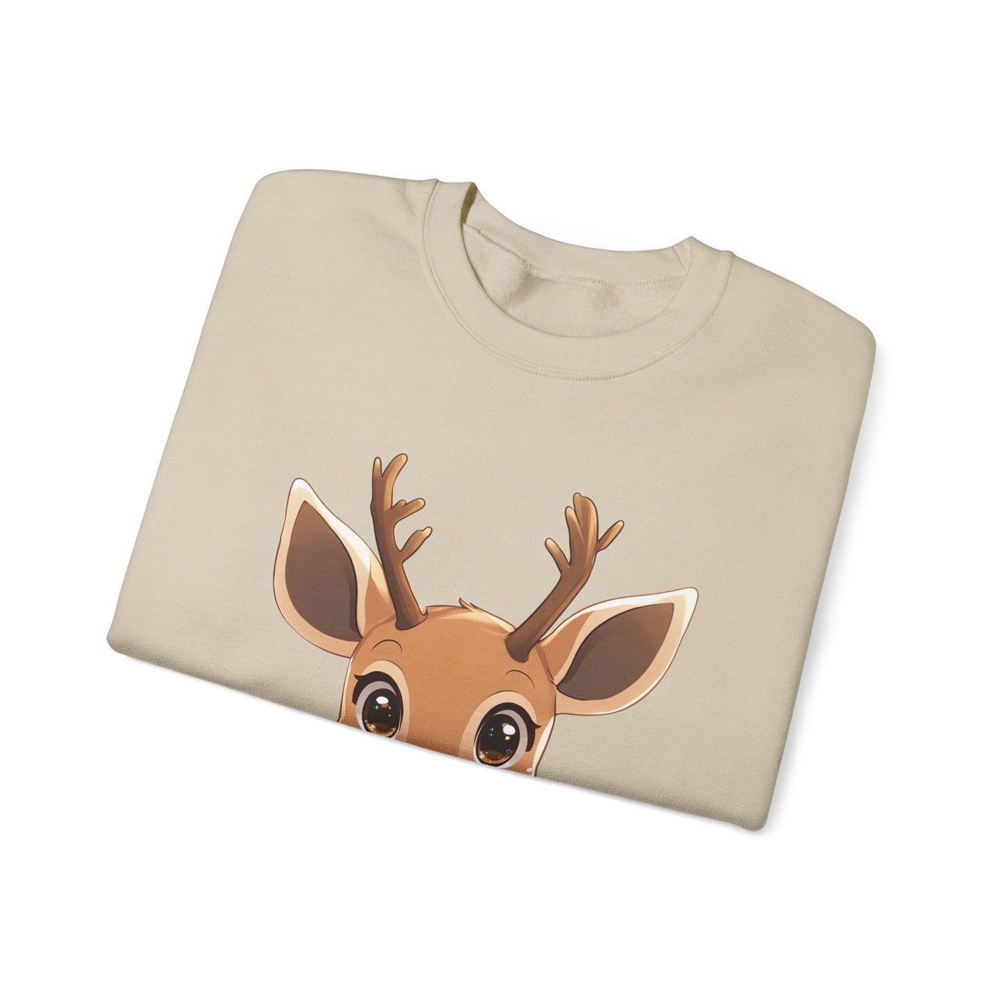 Christmas Cutie Deer Crewneck Sweatshirt