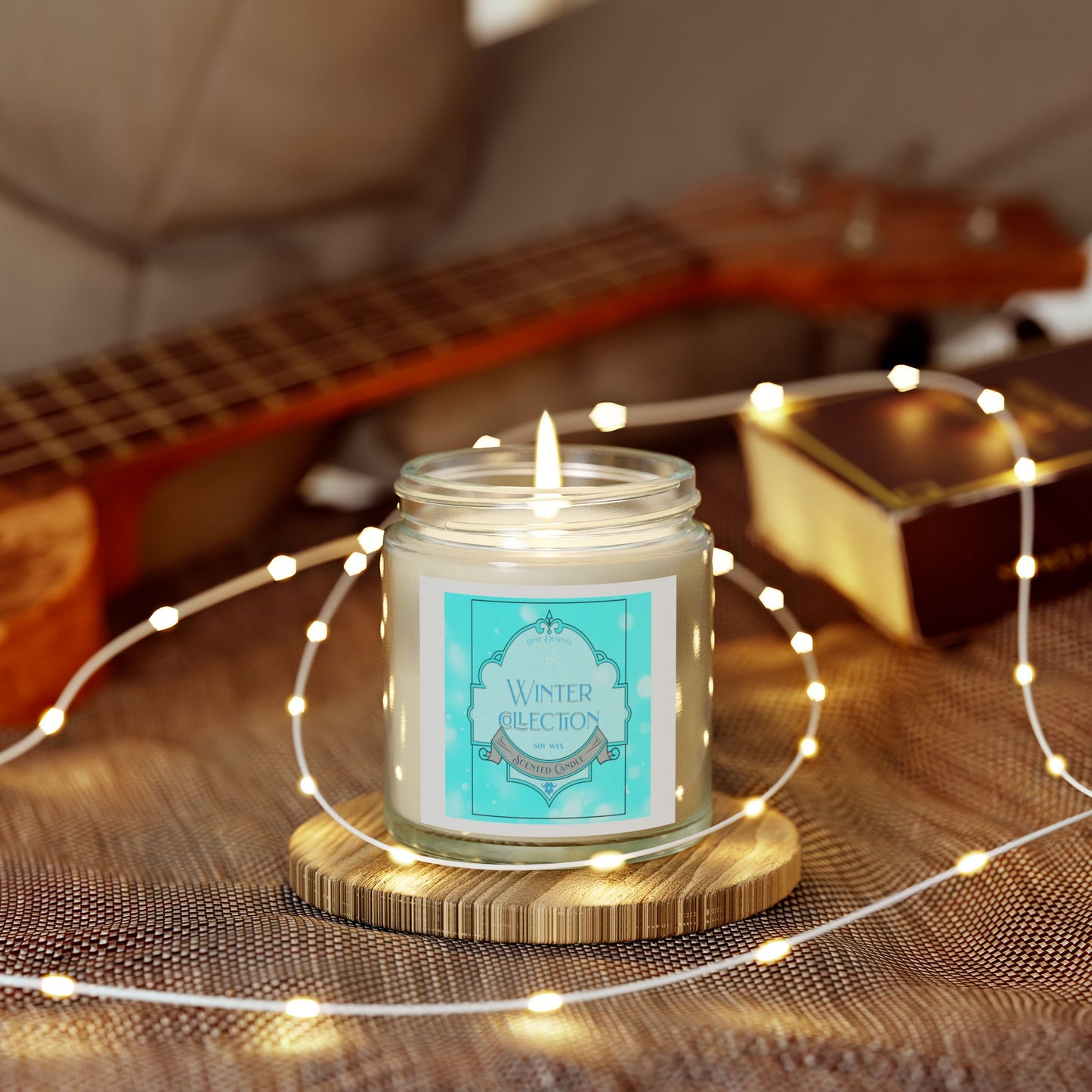 Winter Collection HD Scented Soy Candle Clear (4oz)