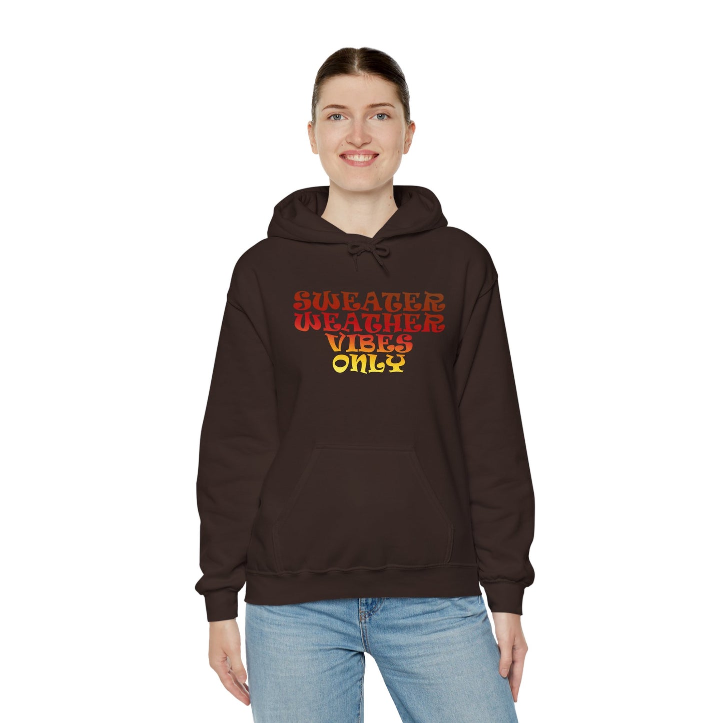 Sweater Weather Vibes Only Hooded Sweatshirt