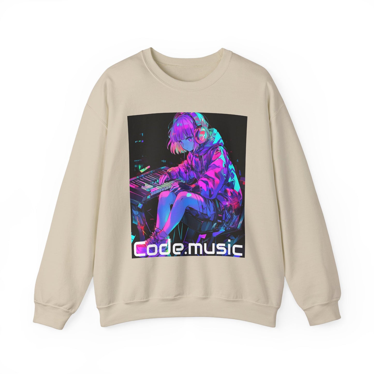 Code Music Tech Anime Style Sweatshirt