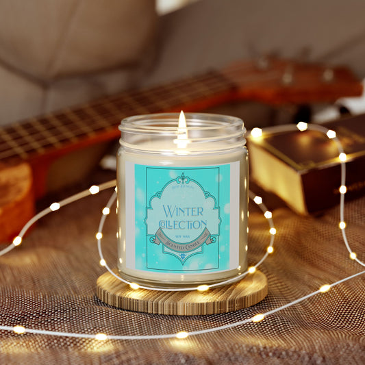 Winter Collection HD Scented Soy Candle Clear (9oz)