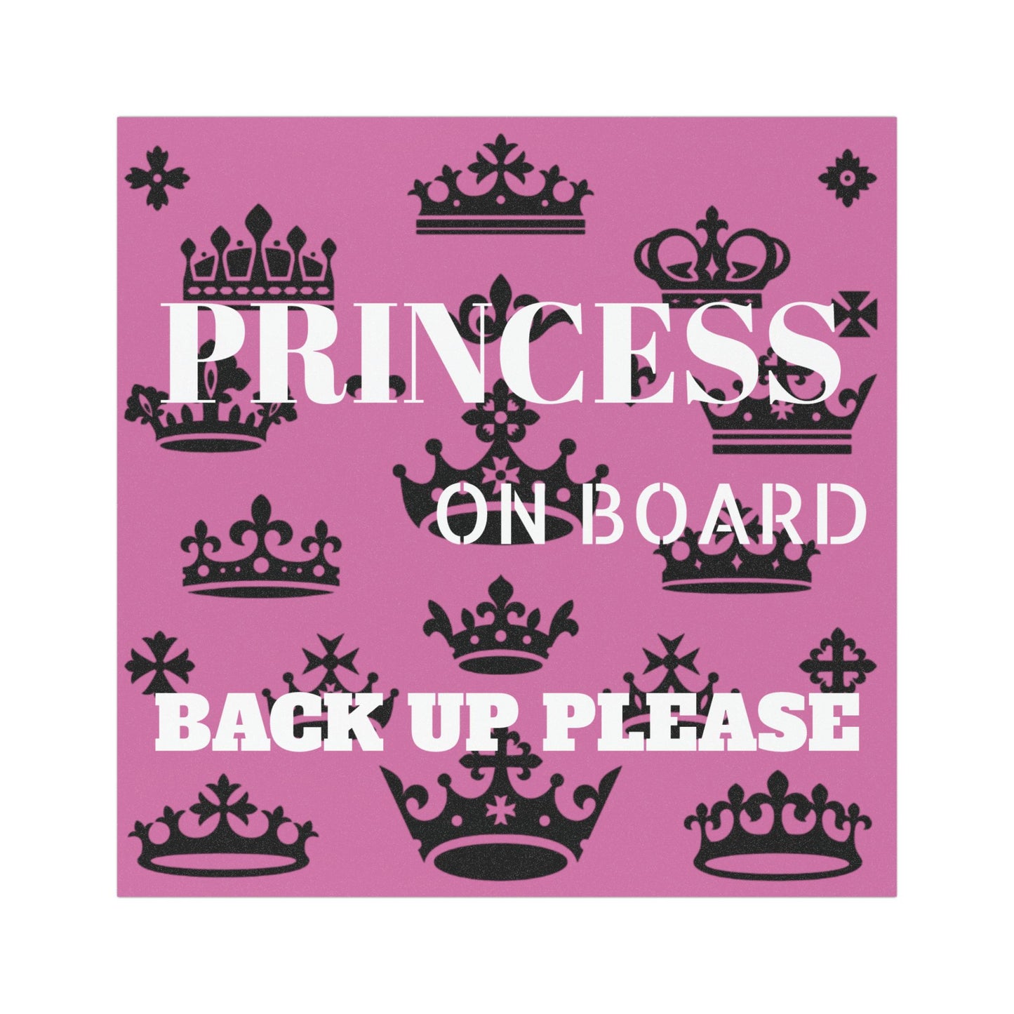 Princess On Board Car Magnets