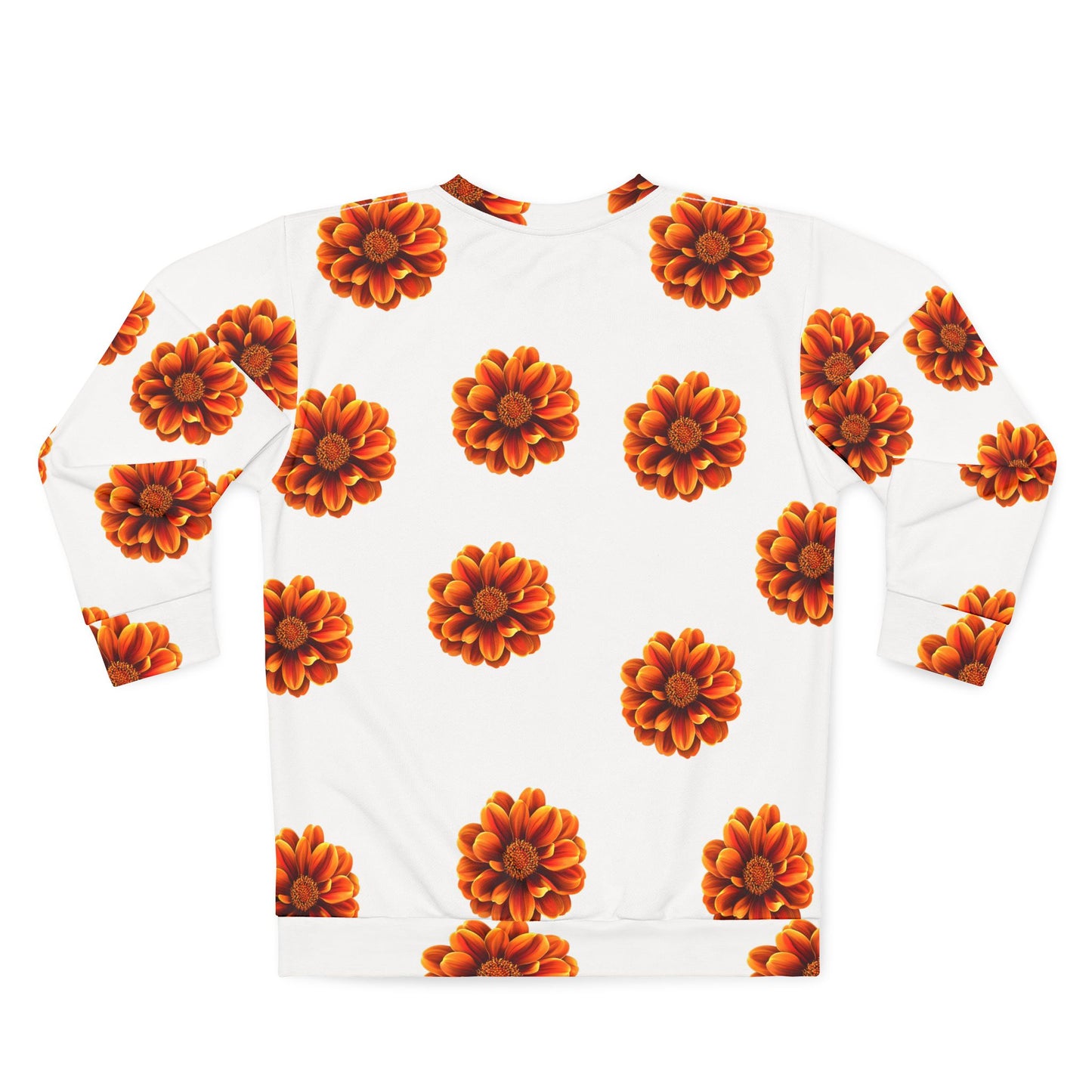 Fall Floral Allover HD Graphic Sweatshirt