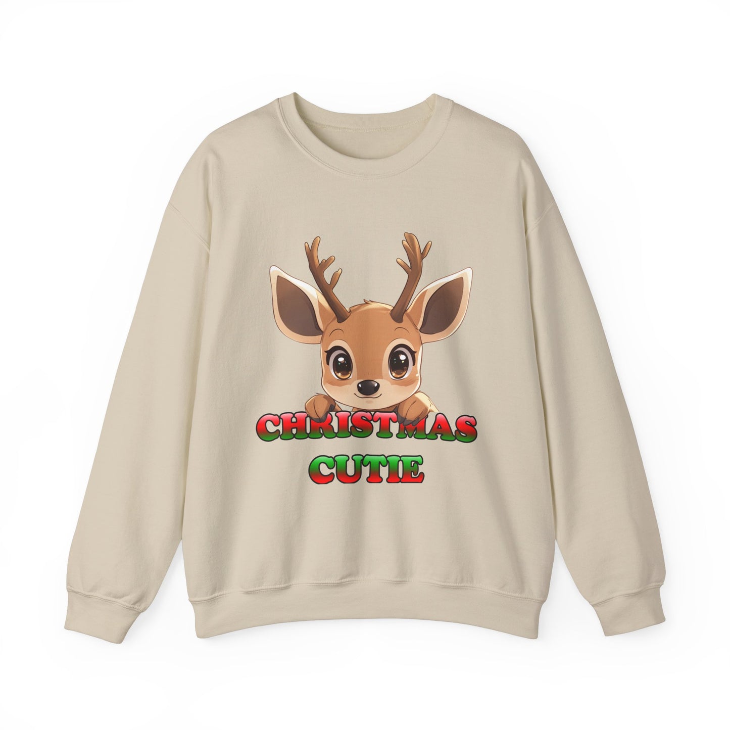 Christmas Cutie Deer Crewneck Sweatshirt