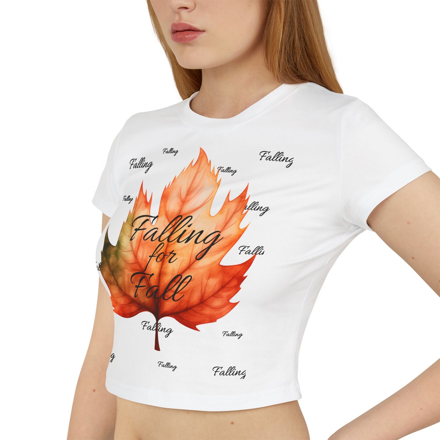 Fall Women's Crop Baby Tee