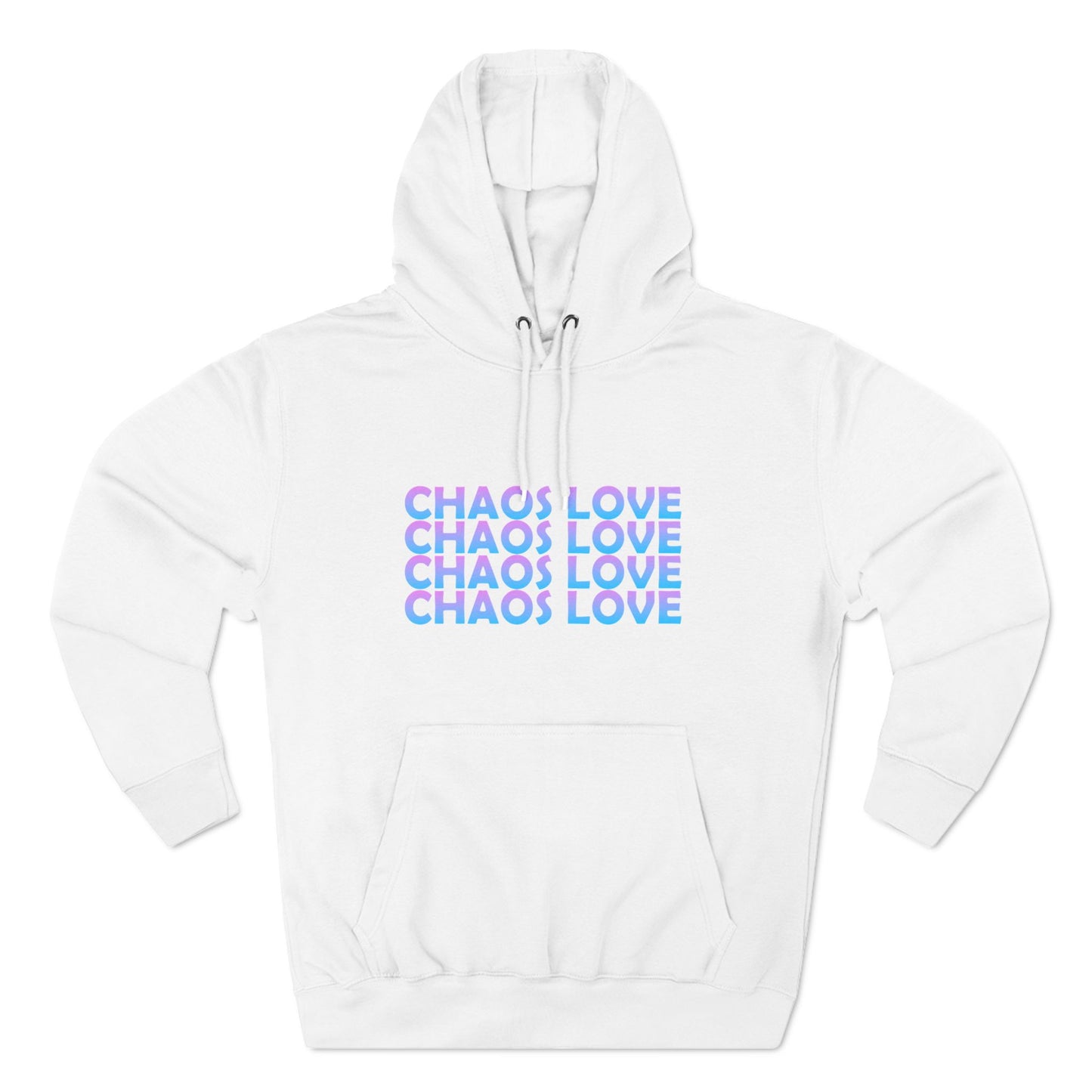 Chaos Love Three-Panel Fleece Hoodie