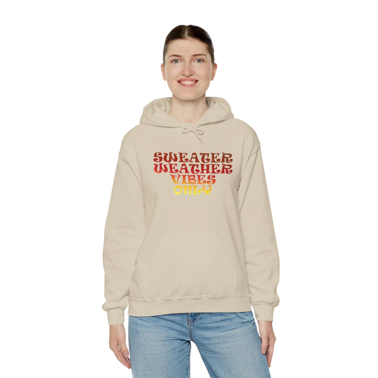 Sweater Weather Vibes Only Hooded Sweatshirt