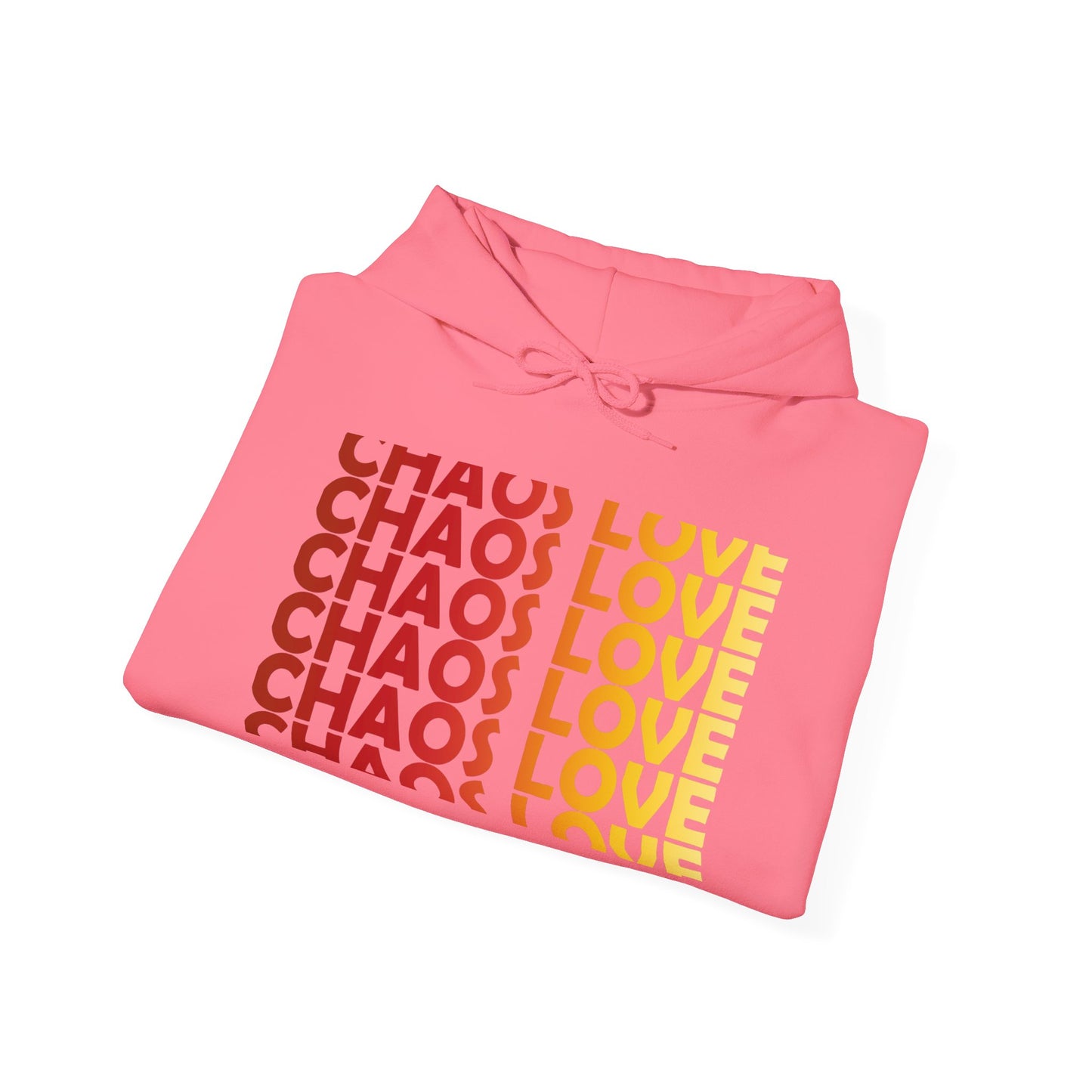 Chaos Love by Hime Red Fade - Unisex Hooded Sweatshirt