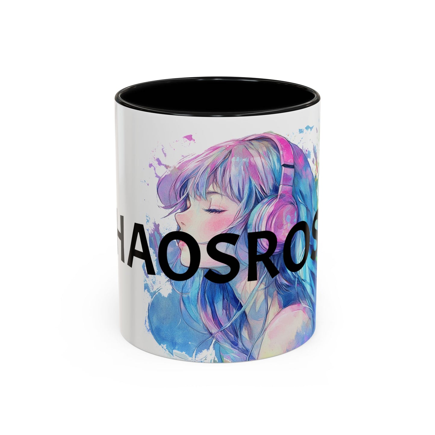 Chaos Rose Accent Coffee Mug (11, 15oz)