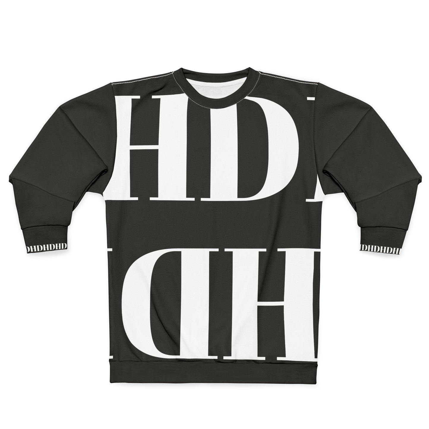 Hime Designs Letter Unisex Graphic Crewneck Sweater