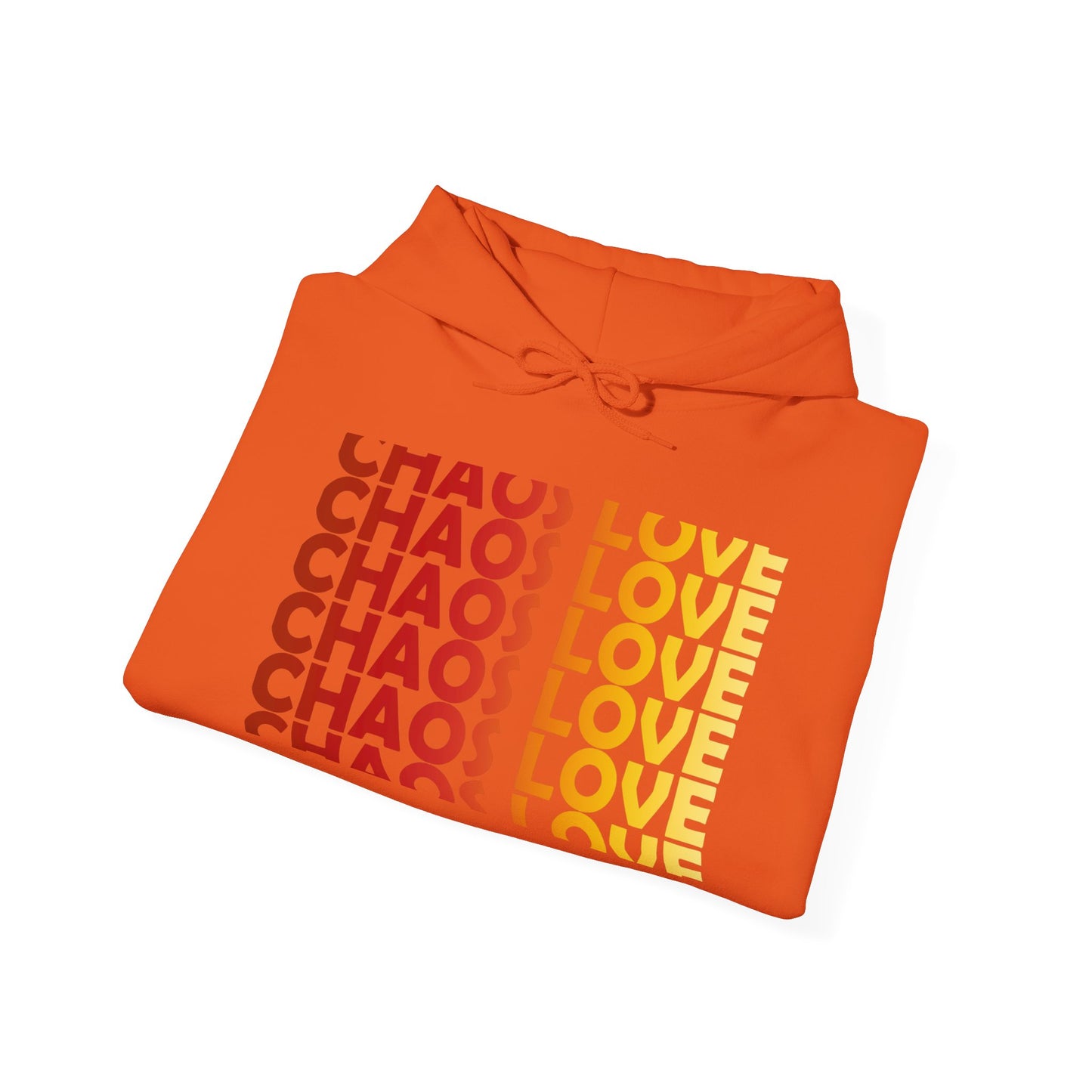 Chaos Love by Hime Red Fade - Unisex Hooded Sweatshirt