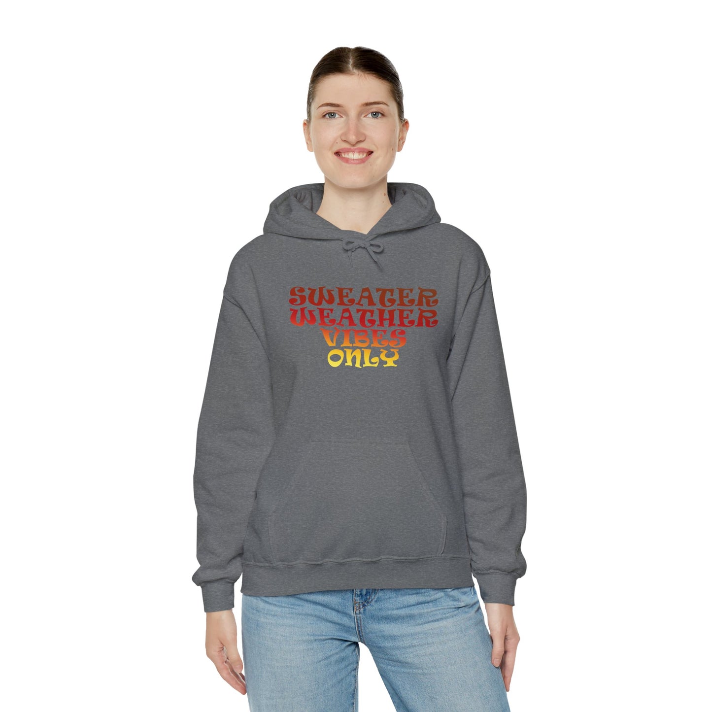 Sweater Weather Vibes Only Hooded Sweatshirt