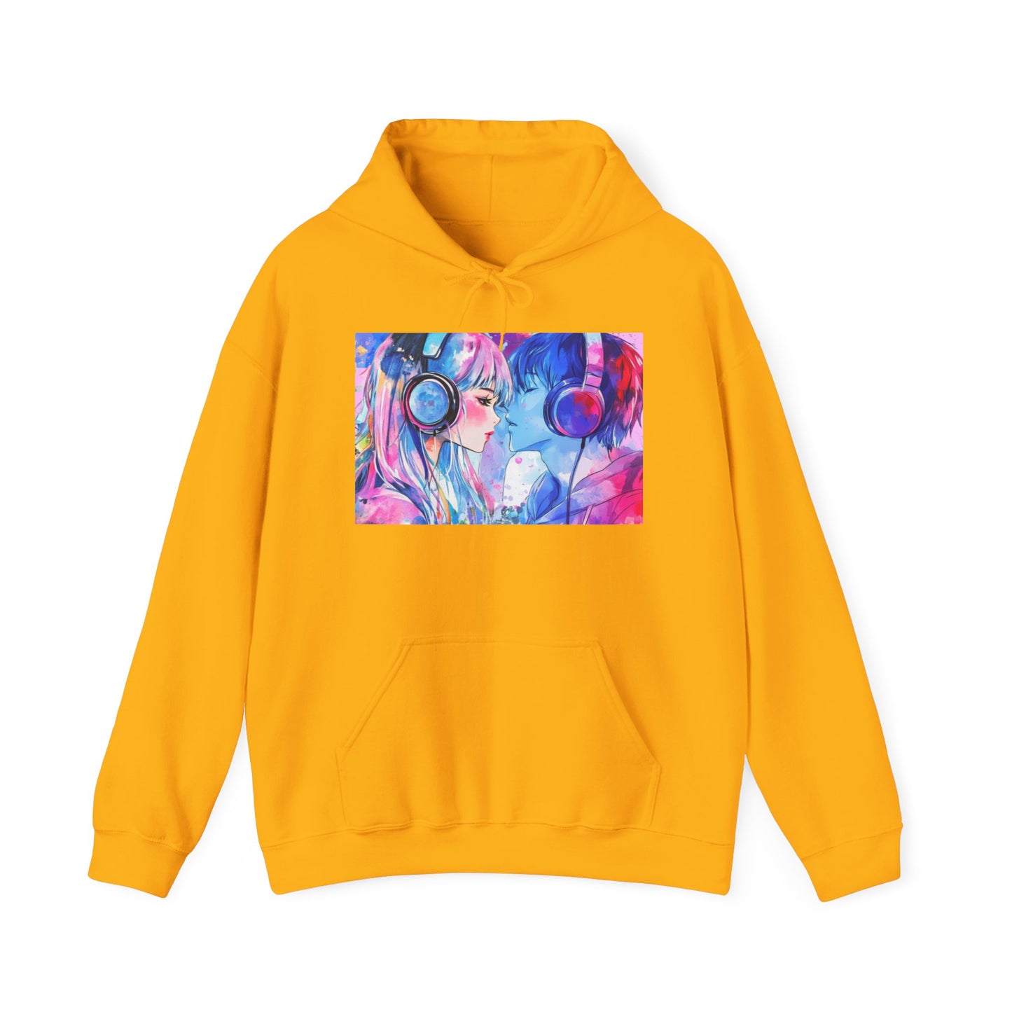 Chaos Love by Hime- Scripted Hooded Sweatshirt