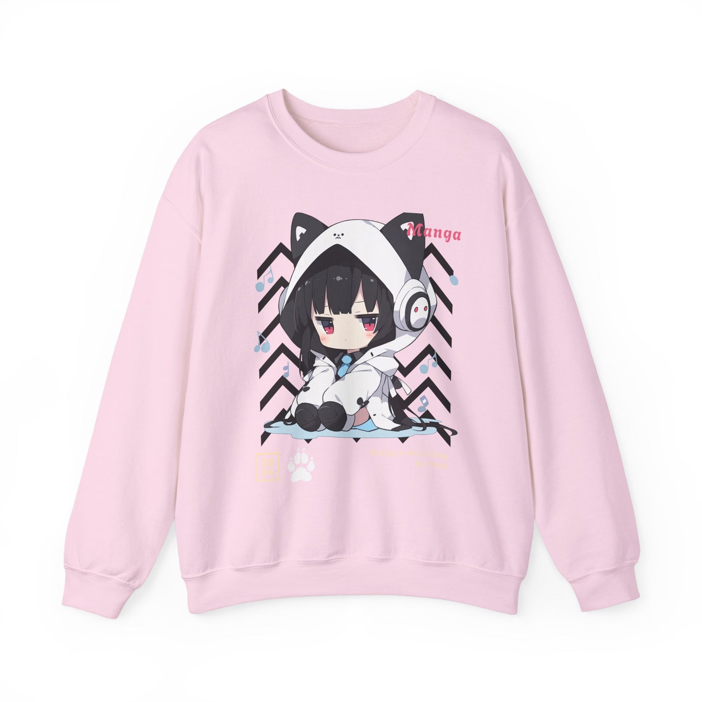 Chibi Manga Anime Style Sweatshirt