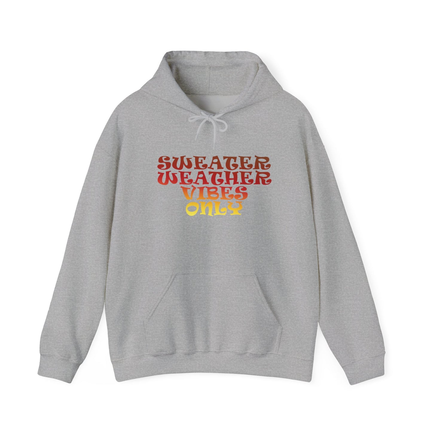 Sweater Weather Vibes Only Hooded Sweatshirt