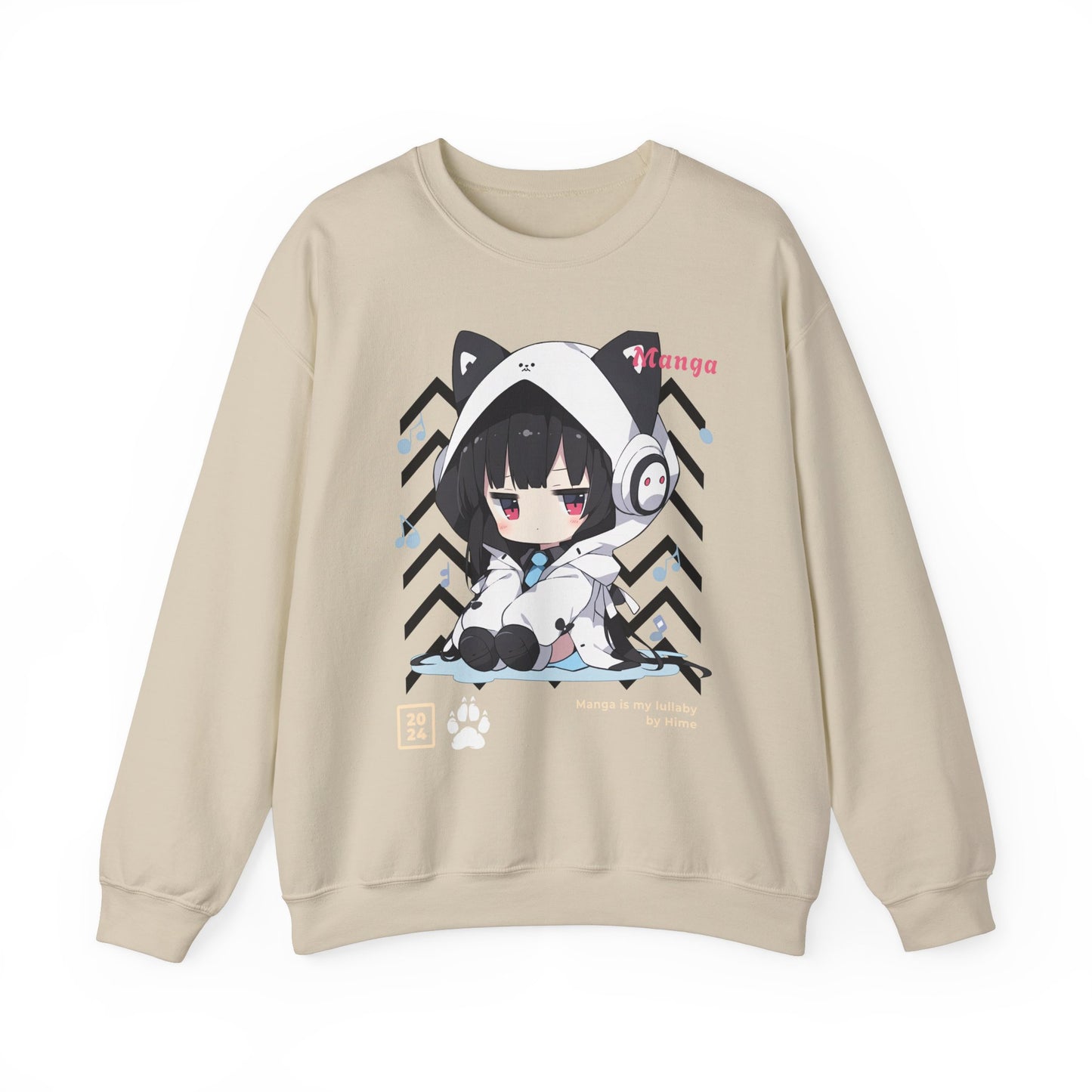 Chibi Manga Anime Style Sweatshirt