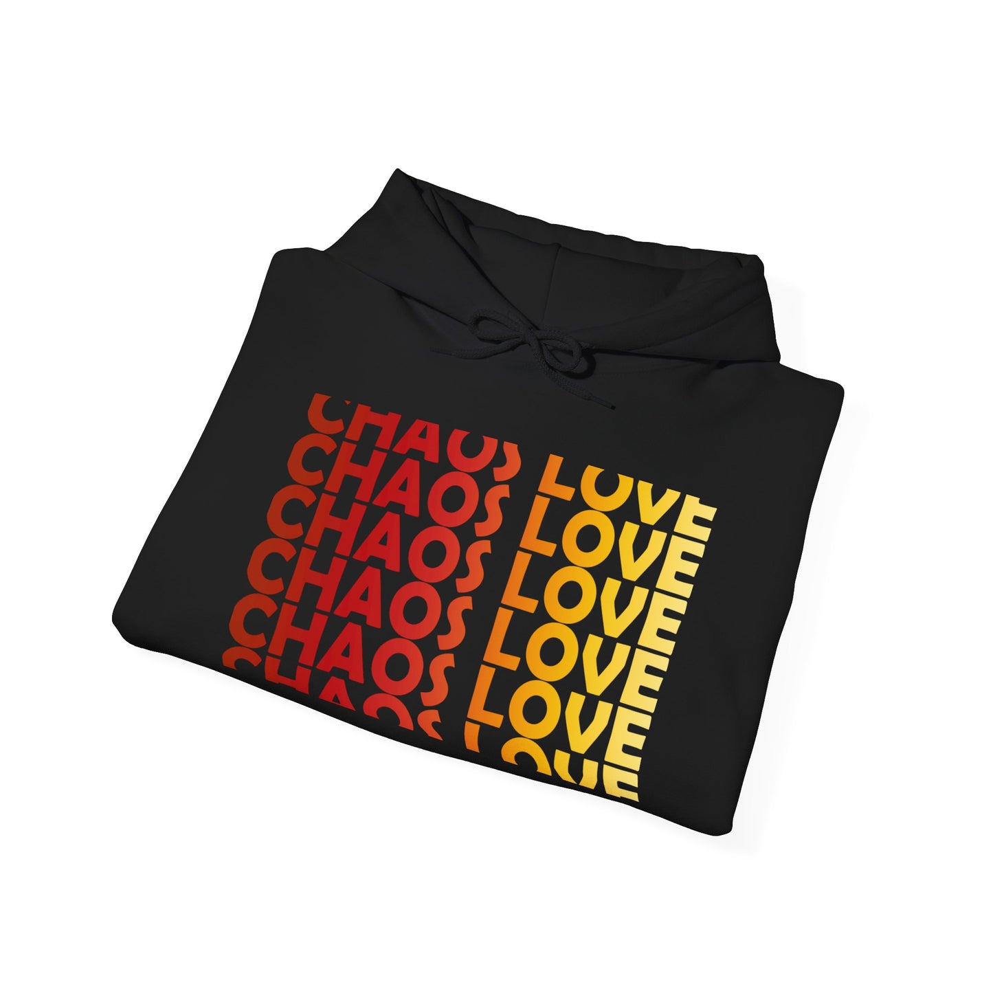 Chaos Love by Hime Red Fade - Unisex Hooded Sweatshirt