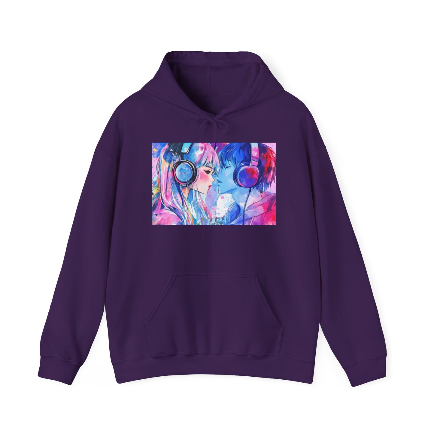 Chaos Love by Hime- Scripted Hooded Sweatshirt