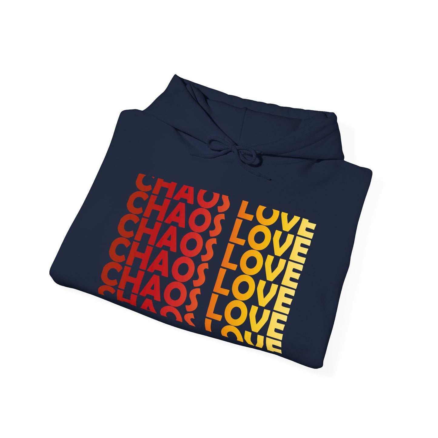 Chaos Love by Hime Red Fade - Unisex Hooded Sweatshirt