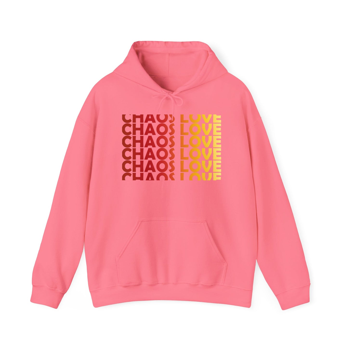 Chaos Love by Hime Red Fade - Unisex Hooded Sweatshirt