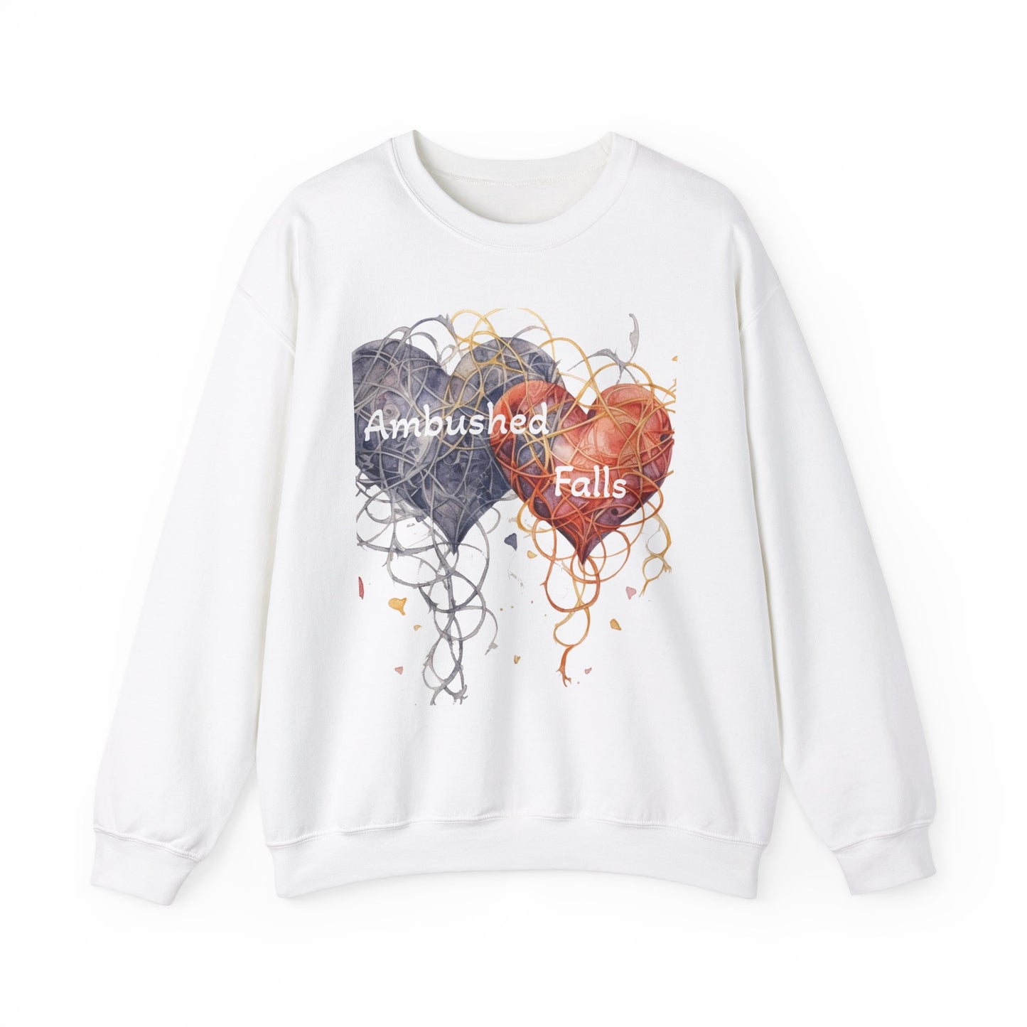 Fall Ambushed Heart Sweatshirt