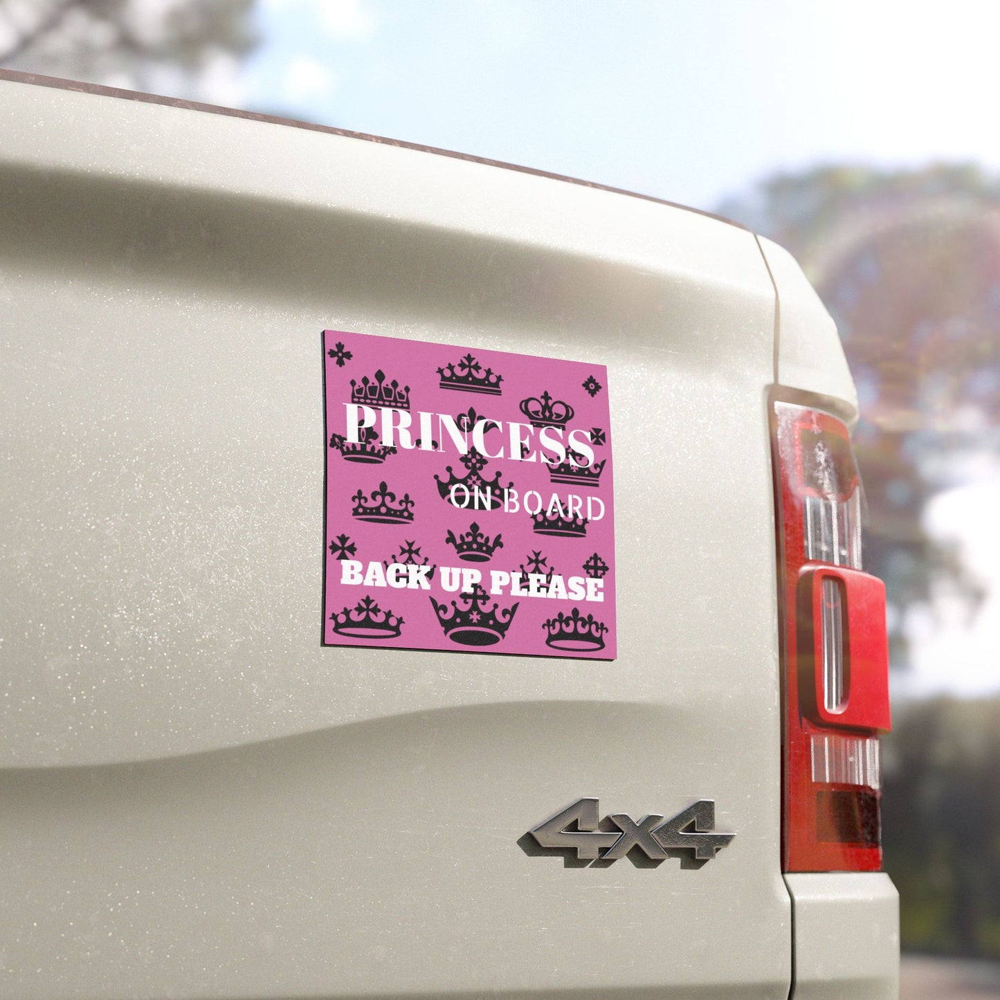 Princess On Board Car Magnets