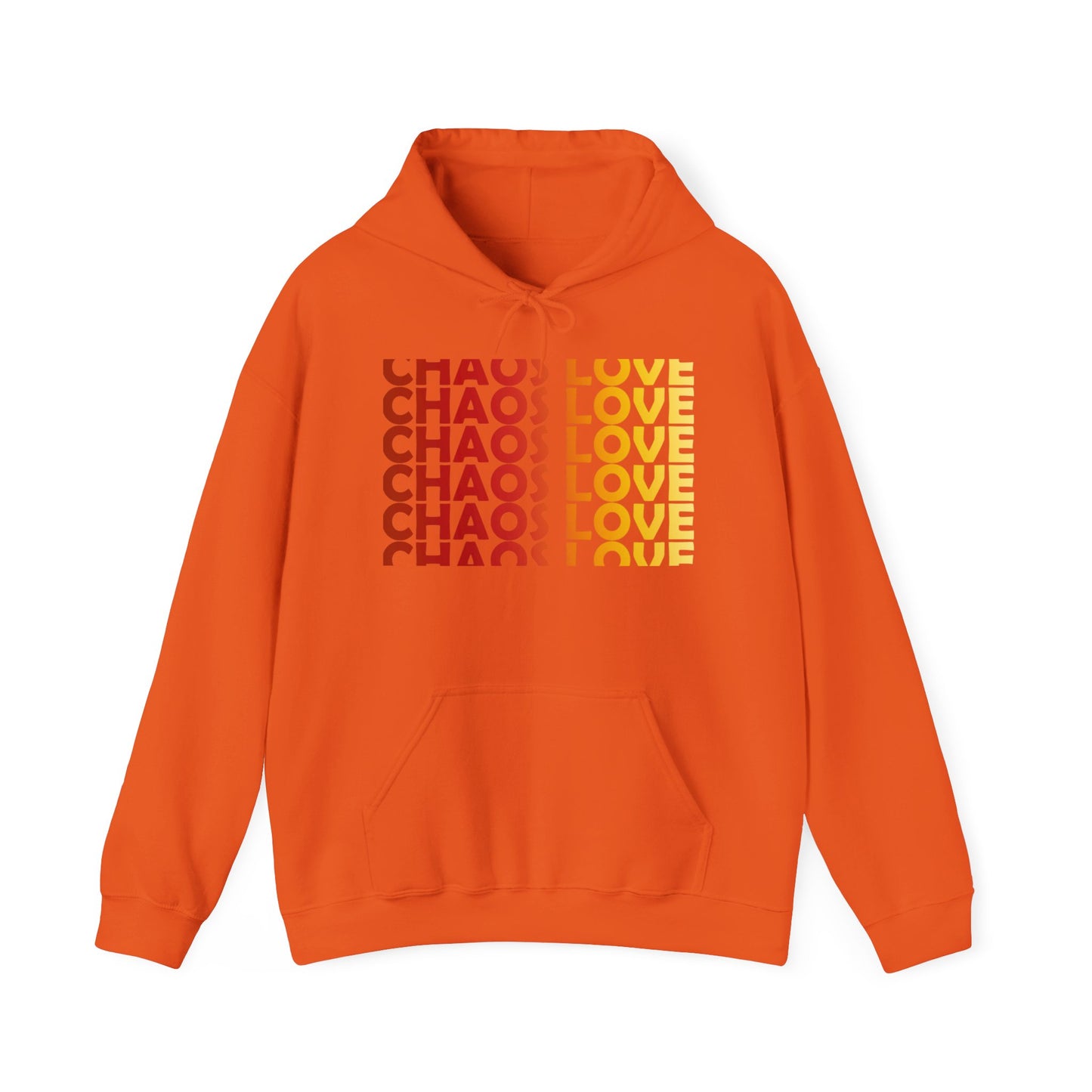 Chaos Love by Hime Red Fade - Unisex Hooded Sweatshirt