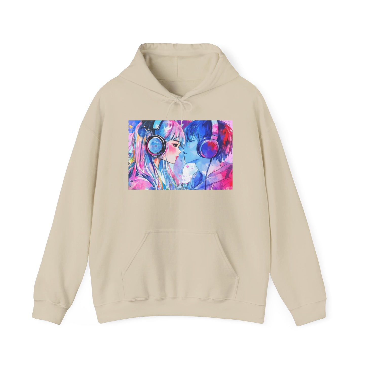 Chaos Love by Hime- Scripted Hooded Sweatshirt