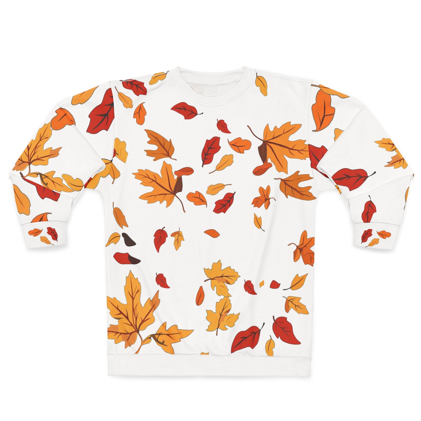 Fall Leaves HD Graphic Sweatshirt