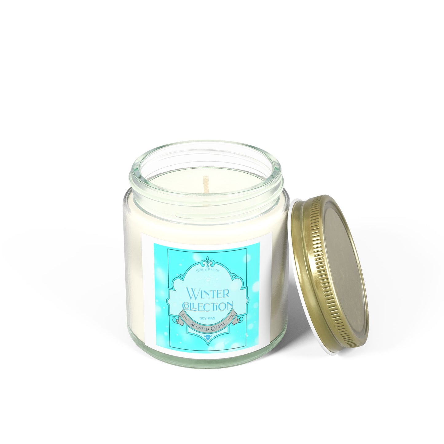 Winter Collection HD Scented Soy Candle Clear (4oz)