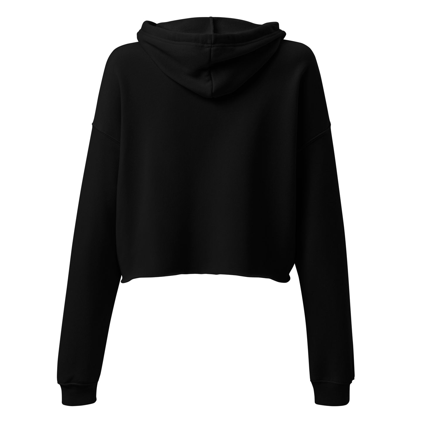 Autumn Latte HD Cafe Crop Hoodie