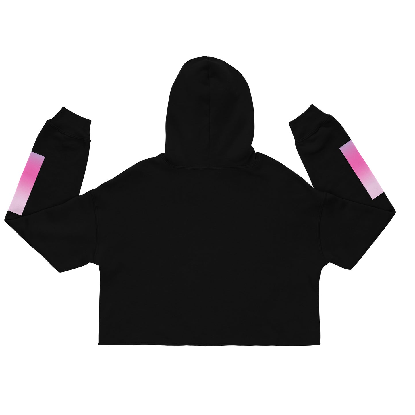 Pink Fade HD Crop Hoodie