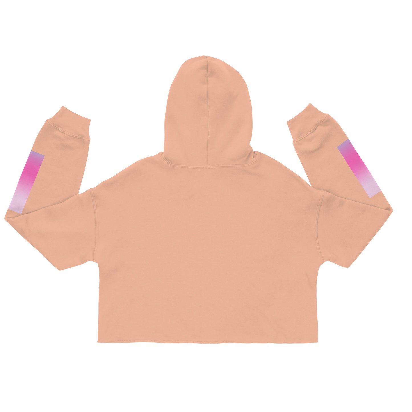 Pink Fade HD Crop Hoodie