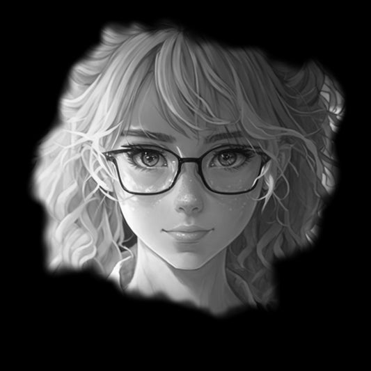 Anime Beauty with Glasses