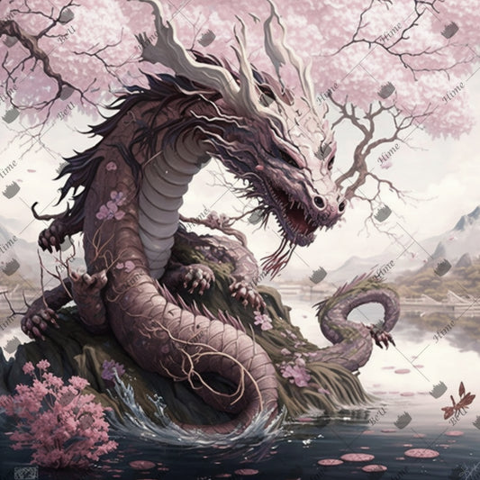 Sakura Dragon Spirit of the Lake